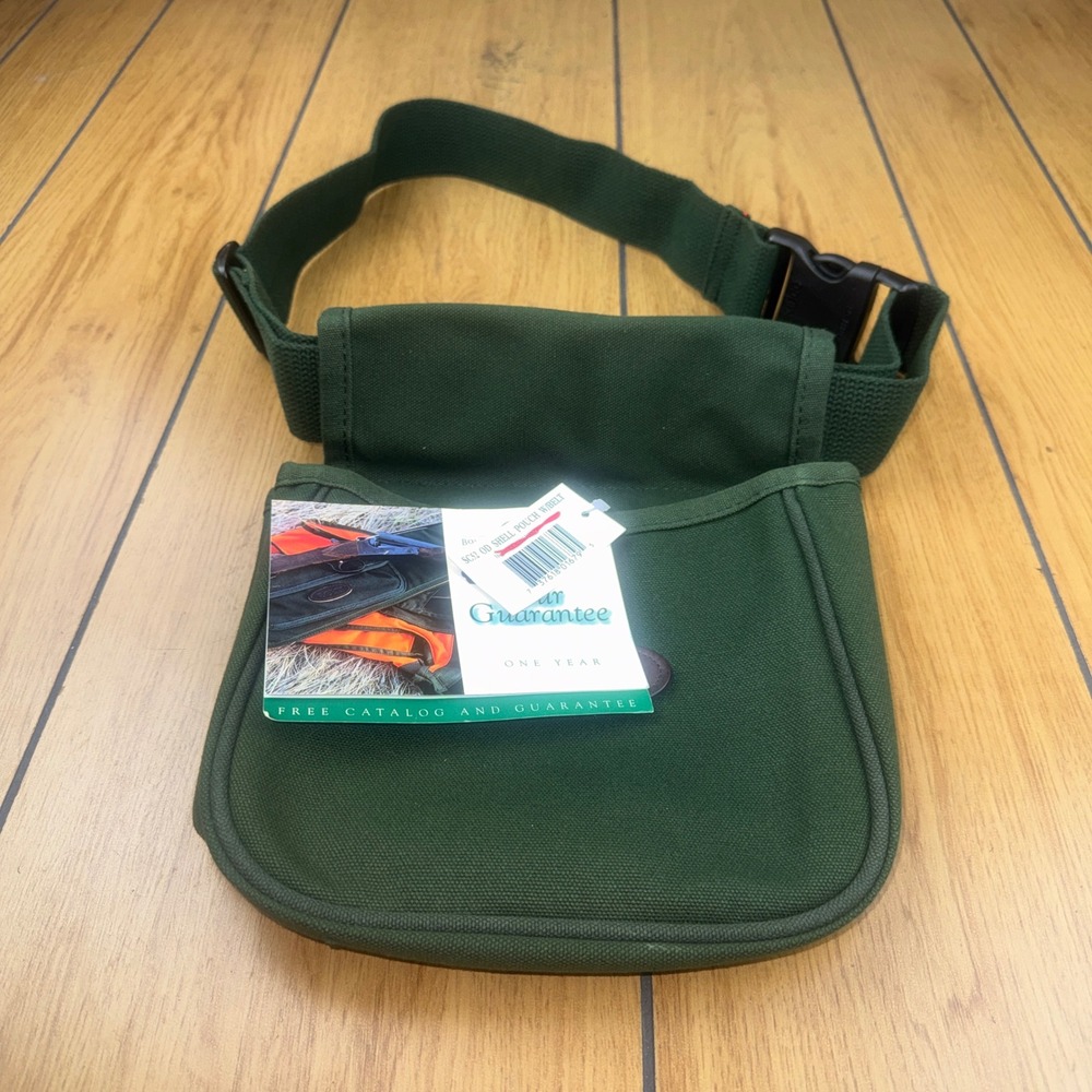 Boyt Harness Company SC52 OD Shell Pouch with Belt Green Canvas Hunting Bag NEW